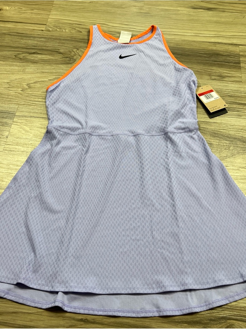 Nike Court Slam Dri Fit Tennis Dress Purple Women’s Large FQ2126-580 $130 NWT